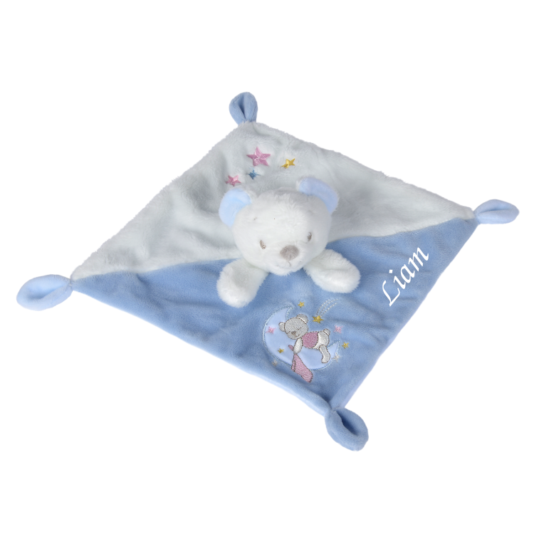  - good night - comforter blue bear 25 cm 